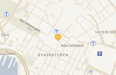 Kart med med nål på restauranten