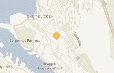 Kart med med nål på restauranten