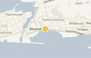 Kart med med nål på restauranten