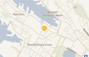 Kart med med nål på restauranten