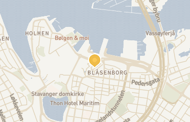 Kart med med nål på restauranten