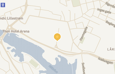 Kart med med nål på restauranten