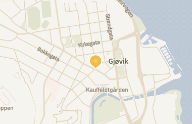 Kart med med nål på restauranten