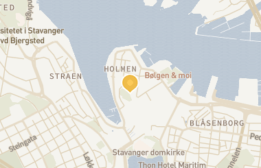 Kart med med nål på restauranten