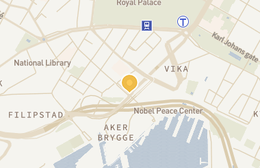 Kart med med nål på restauranten