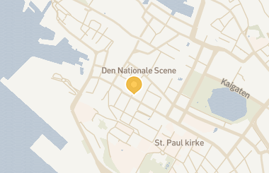 Kart med med nål på restauranten