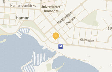 Kart med med nål på restauranten