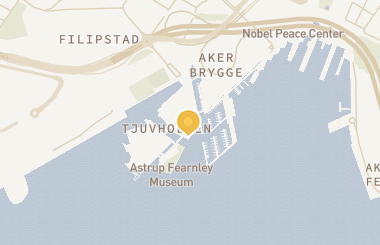 Kart med med nål på restauranten