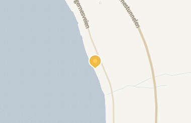 Kart med med nål på restauranten