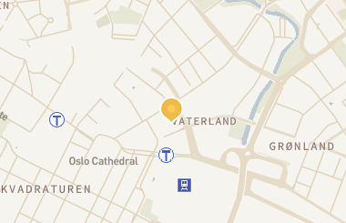 Kart med med nål på restauranten