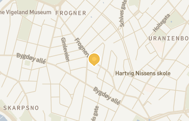 Kart med med nål på restauranten