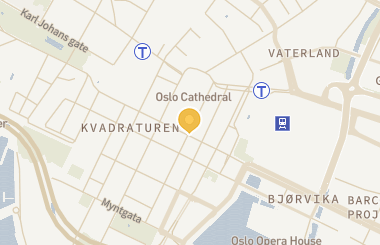 Kart med med nål på restauranten