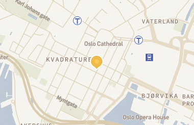 Kart med med nål på restauranten