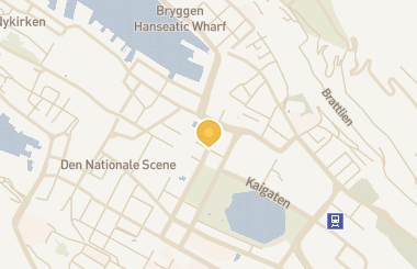 Kart med med nål på restauranten