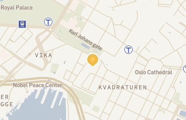 Kart med med nål på restauranten