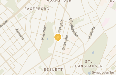 Kart med med nål på restauranten