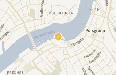 Kart med med nål på restauranten