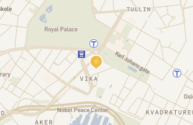 Kart med med nål på restauranten