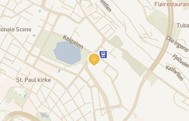 Kart med med nål på restauranten