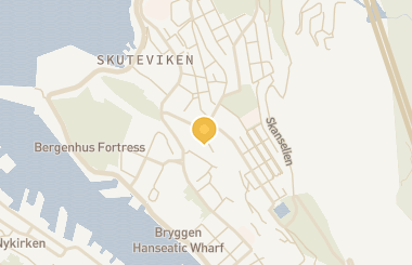 Kart med med nål på restauranten