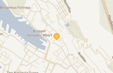 Kart med med nål på restauranten