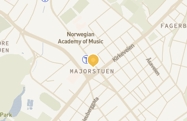 Kart med med nål på restauranten