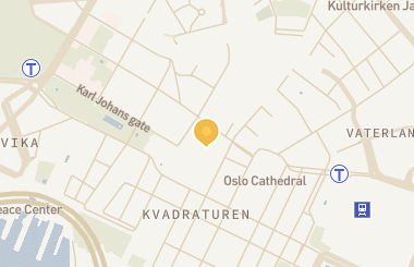 Kart med med nål på restauranten