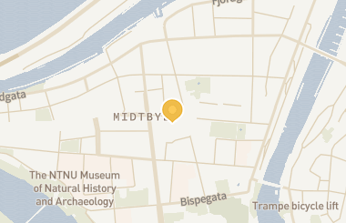 Kart med med nål på restauranten