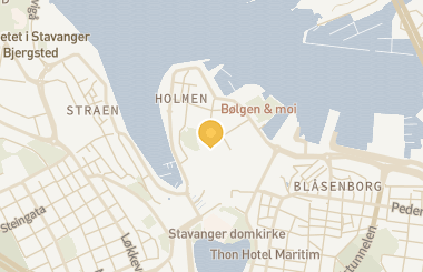 Kart med med nål på restauranten