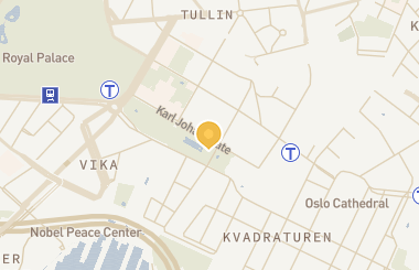 Kart med med nål på restauranten