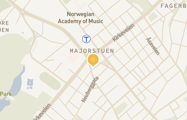 Kart med med nål på restauranten