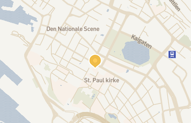 Kart med med nål på restauranten