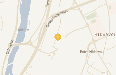 Kart med med nål på restauranten