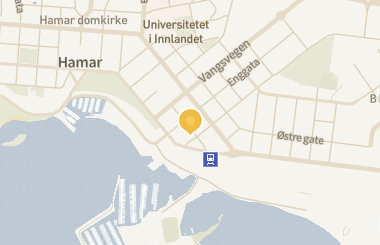 Kart med med nål på restauranten