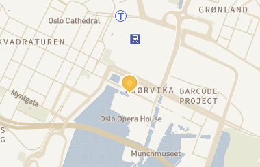 Kart med med nål på restauranten