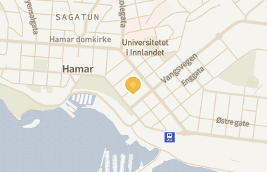 Kart med med nål på restauranten