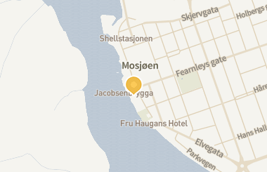 Kart med med nål på restauranten