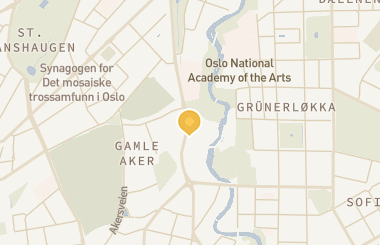 Kart med med nål på restauranten