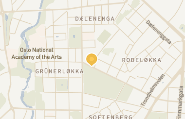 Kart med med nål på restauranten