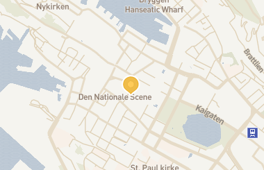 Kart med med nål på restauranten