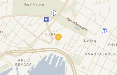 Kart med med nål på restauranten