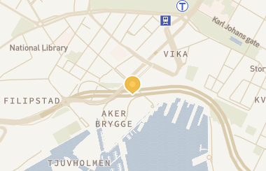 Kart med med nål på restauranten