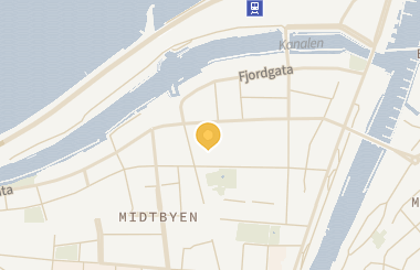 Kart med med nål på restauranten