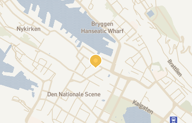 Kart med med nål på restauranten