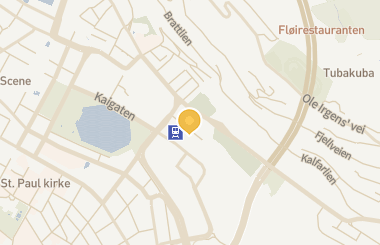 Kart med med nål på restauranten