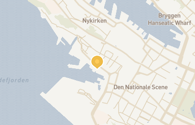 Kart med med nål på restauranten