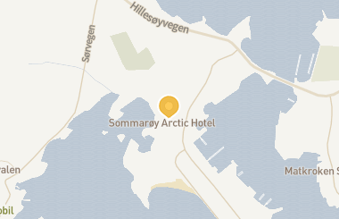 Kart med med nål på restauranten