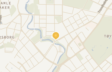 Kart med med nål på restauranten