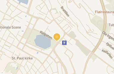 Kart med med nål på restauranten