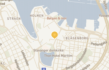 Kart med med nål på restauranten